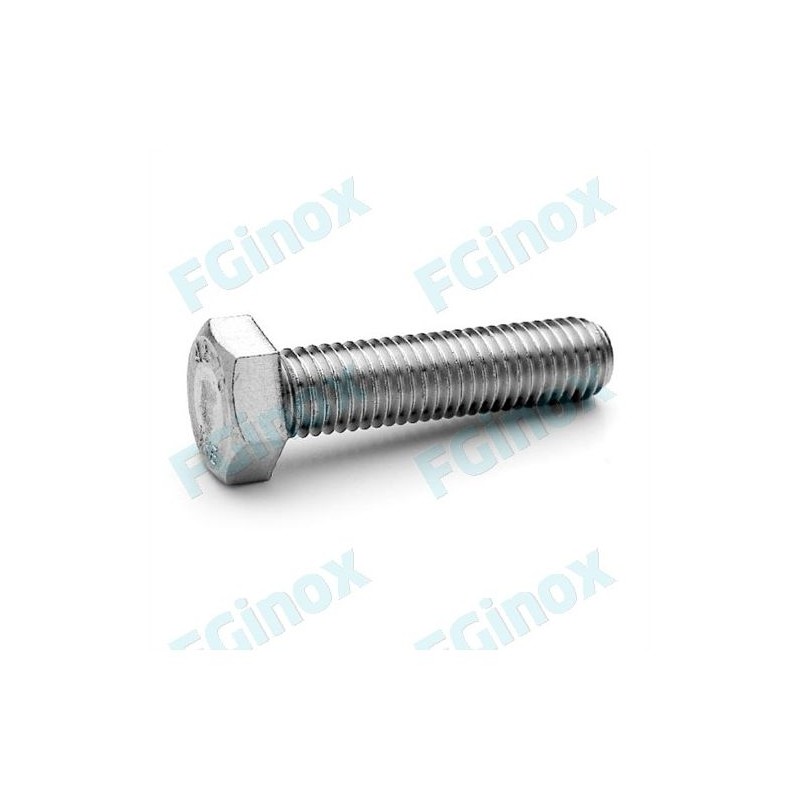 Vis métaux à tête hexagonale entièrement filetée 5x25 DIN933 Inox A2/S.S304