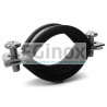 Collier demi-coquille inox 316 Ø20-25