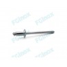 Rivets aveugles à tête plate 4.8x10 Inox A2/S.S304  - (vendu par 100)