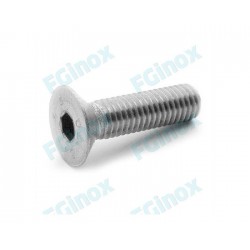 Vis métaux à tête fraisée six pans creux 16x50 DIN7991 Inox A2/S.S304 - (vendu par 50)