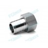 Adaptateur hexagonal femelle/cannelé Gaz/BSP inox 316L
